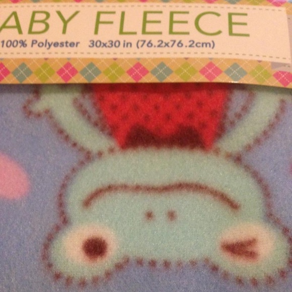 Blue baby blanket - Picture 3 of 3